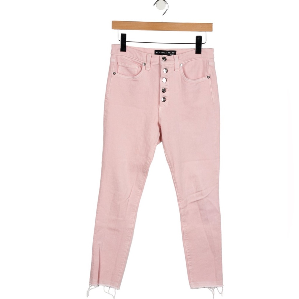 Veronica Beard Mid Rise Skinny Leg Jeans